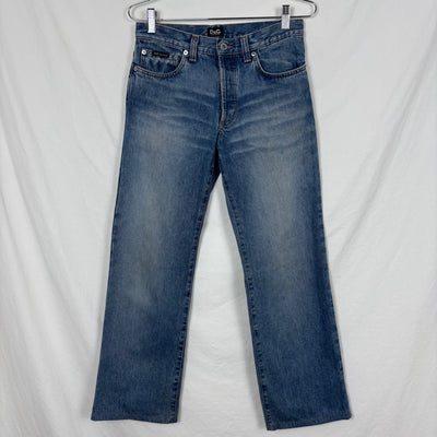 Dolce & Gabbana Straight Light Wash Jeans