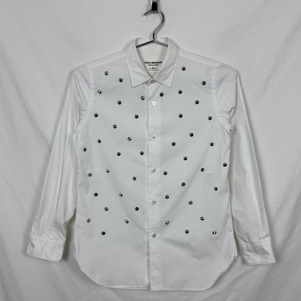 FW15 Junya Watanabe Studded Button Up Blouse