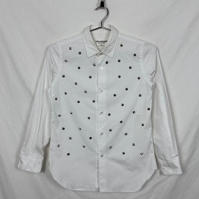 FW15 Junya Watanabe Studded Button Up Blouse