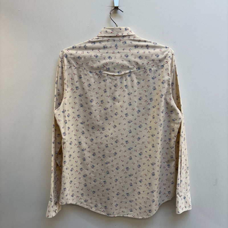 SS14 Yves Saint Laurent Floral Button Up Shirt