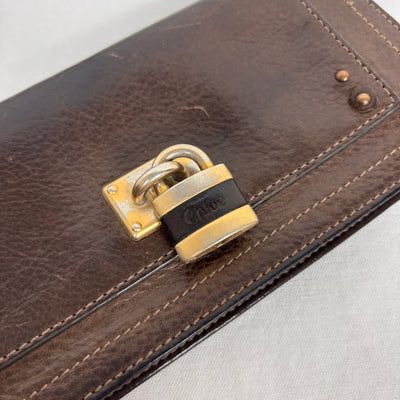 00s Chloé Paddington Wallet Brown