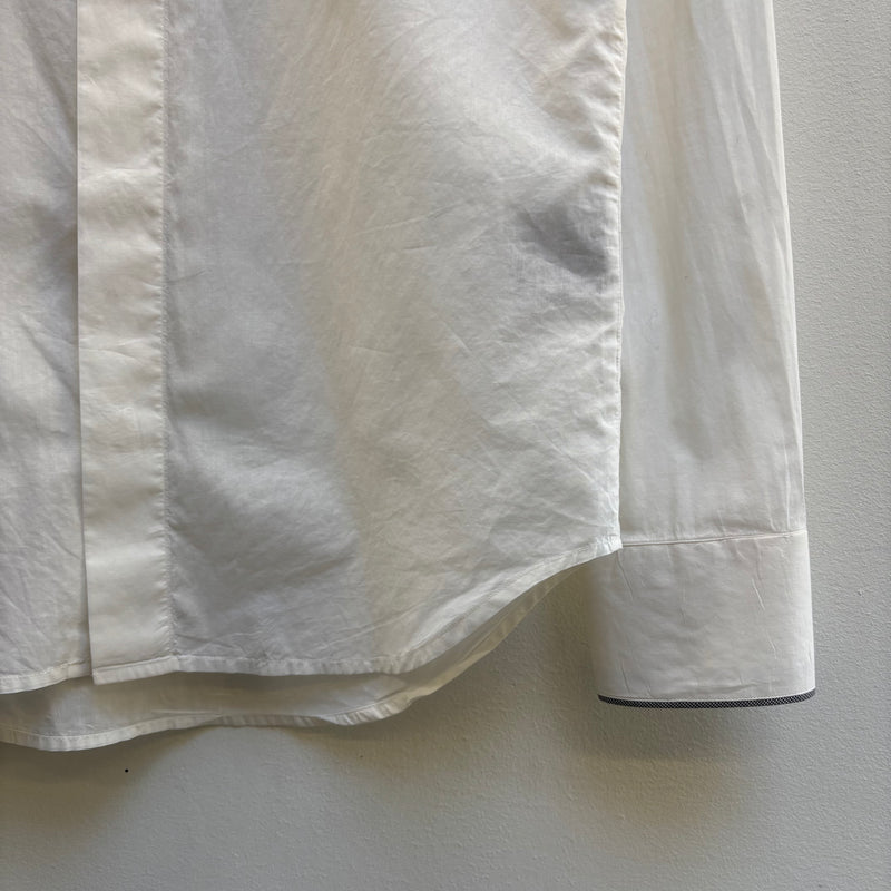 SS07 Dior Homme Collarless Button Up Shirt