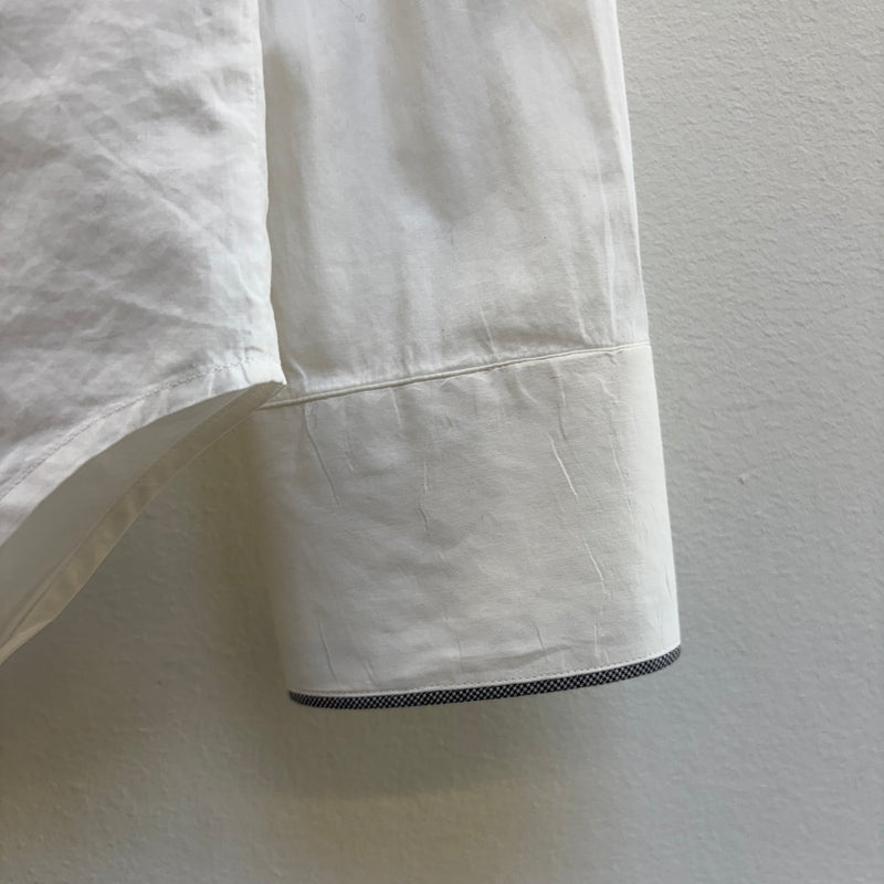 SS07 Dior Homme Collarless Button Up Shirt