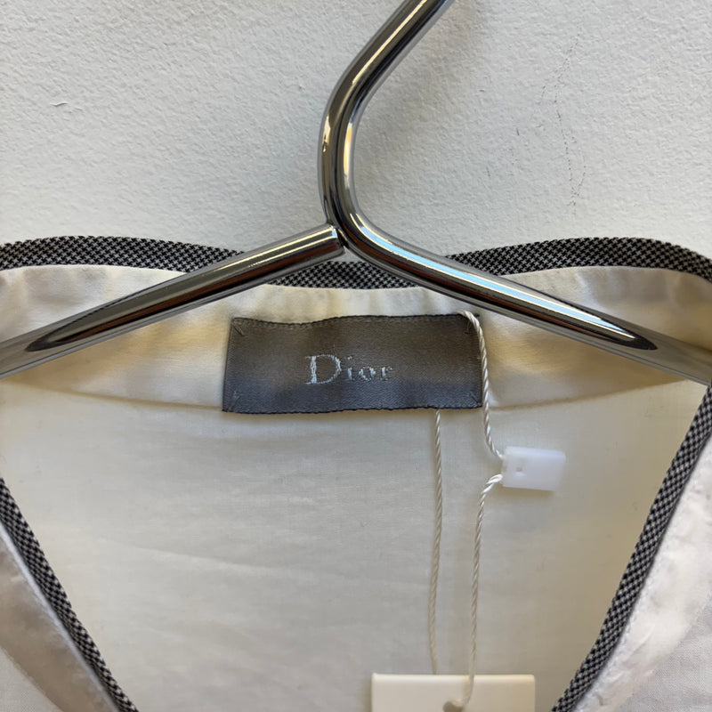 SS07 Dior Homme Collarless Button Up Shirt