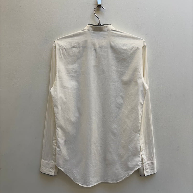 SS07 Dior Homme Collarless Button Up Shirt