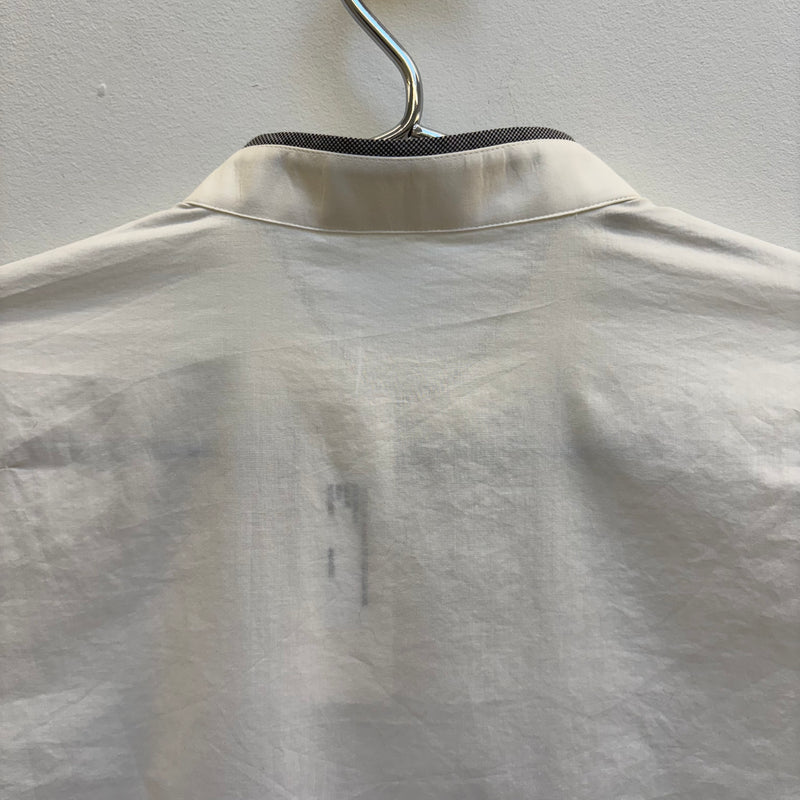 SS07 Dior Homme Collarless Button Up Shirt