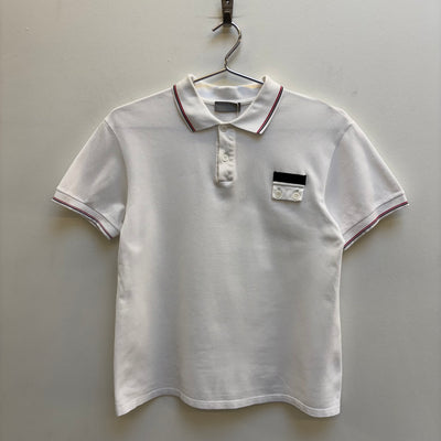 SS07 Dior Homme White Polo T-Shirt