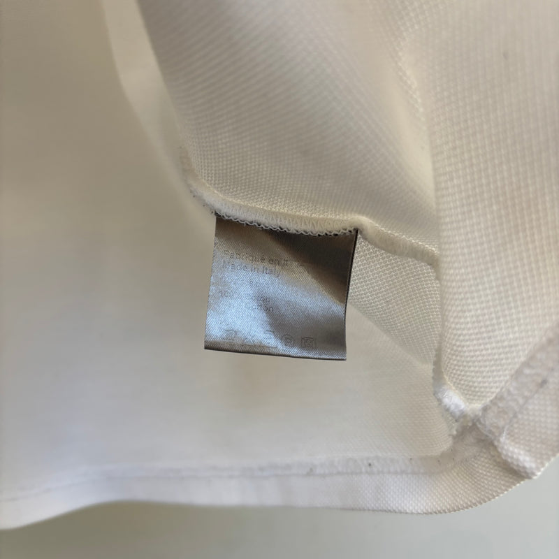 SS07 Dior Homme White Polo T-Shirt