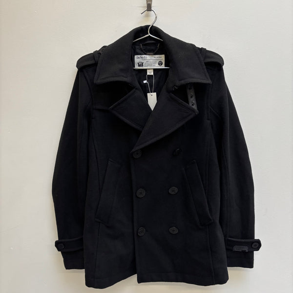 Diesel Double Breasted Wool Peacoat