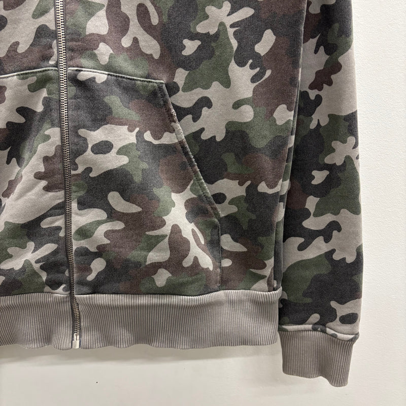 SS15 Yves Saint Laurent Camo Zip Up Hoodie
