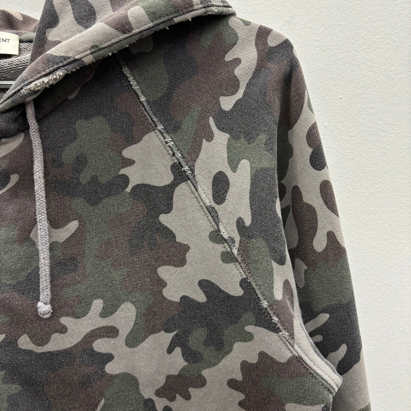 SS15 Yves Saint Laurent Camo Zip Up Hoodie