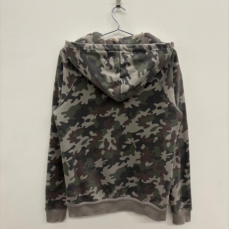 SS15 Yves Saint Laurent Camo Zip Up Hoodie