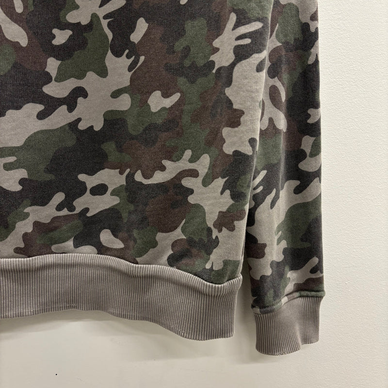 SS15 Yves Saint Laurent Camo Zip Up Hoodie