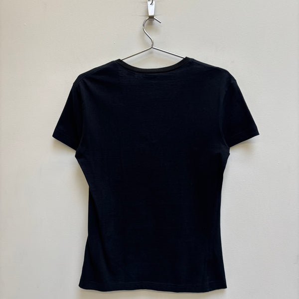 John Galliano Graphic V-Neck T-Shirt