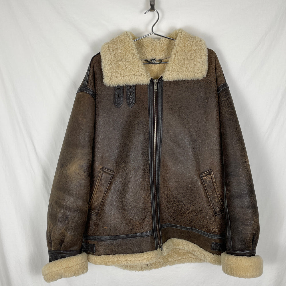 Stone Island Shearling Aviator Jacket