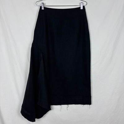Yohji Yamamoto Wool Asymmetric Skirt