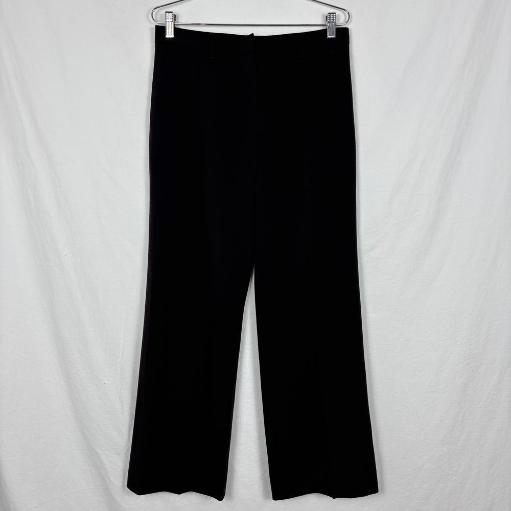 00s Jil Sander Wide Leg Trousers In Burnt Chocolate