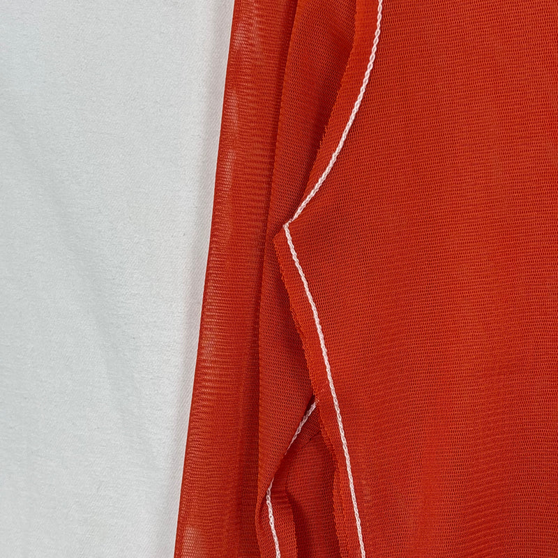 Y's by Yohji Yamamoto Mesh Contrast Stitch Long Sleeve