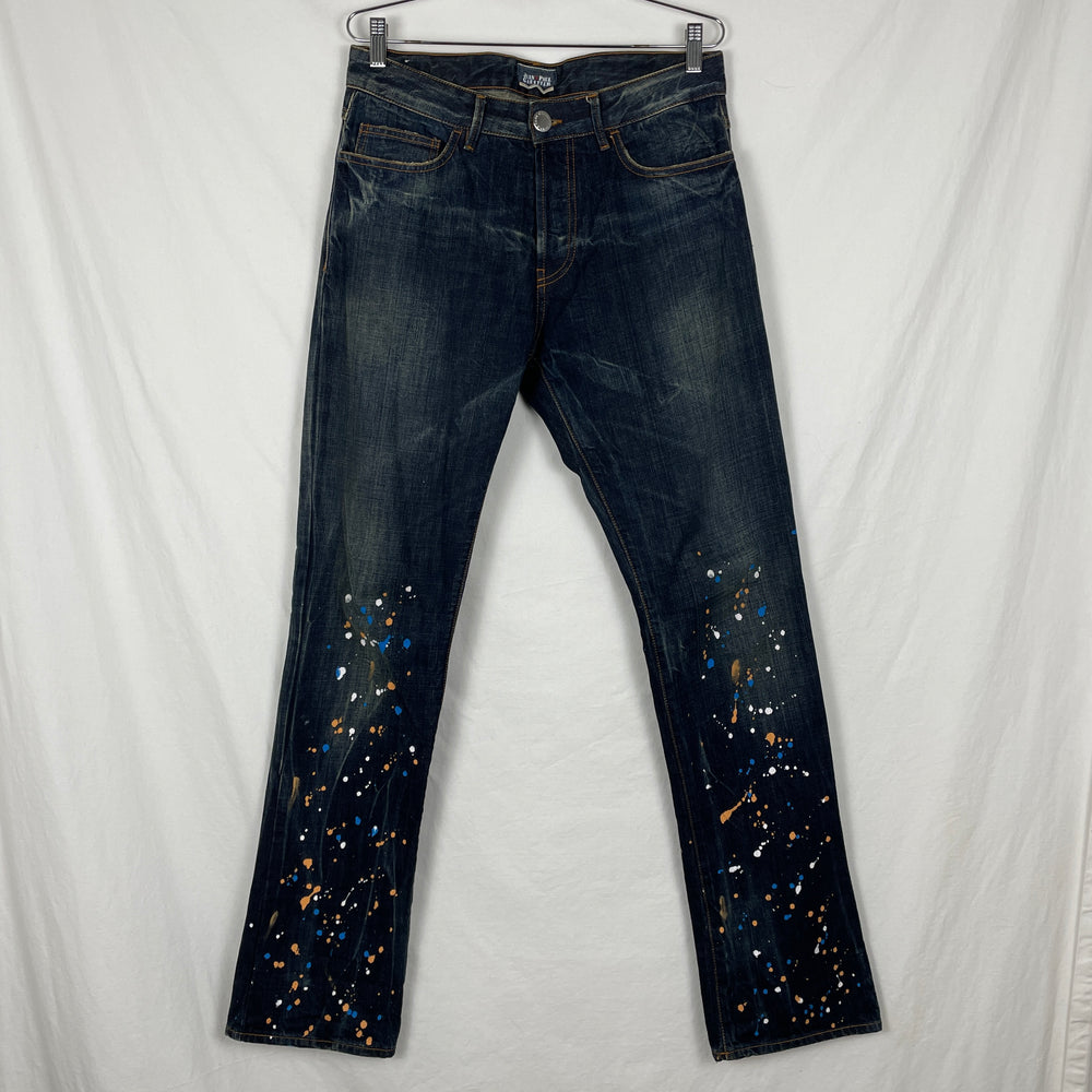 Jean Paul Gaultier Paint Splatter Jeans