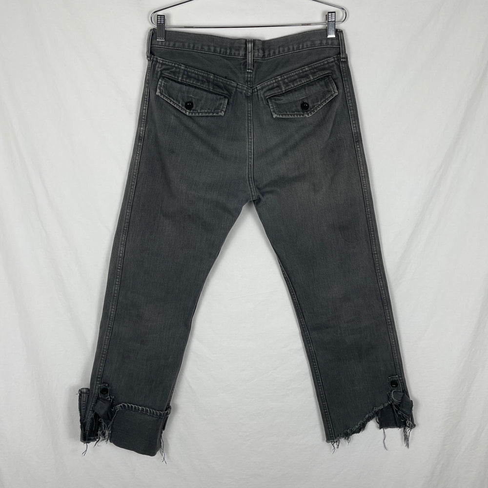 2006 Junya Watanabe Man Distressed Cropped Jeans