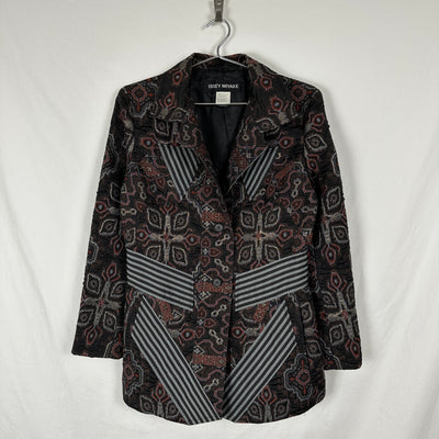 90s Issey Miyake Jacquard Patchwork Blazer