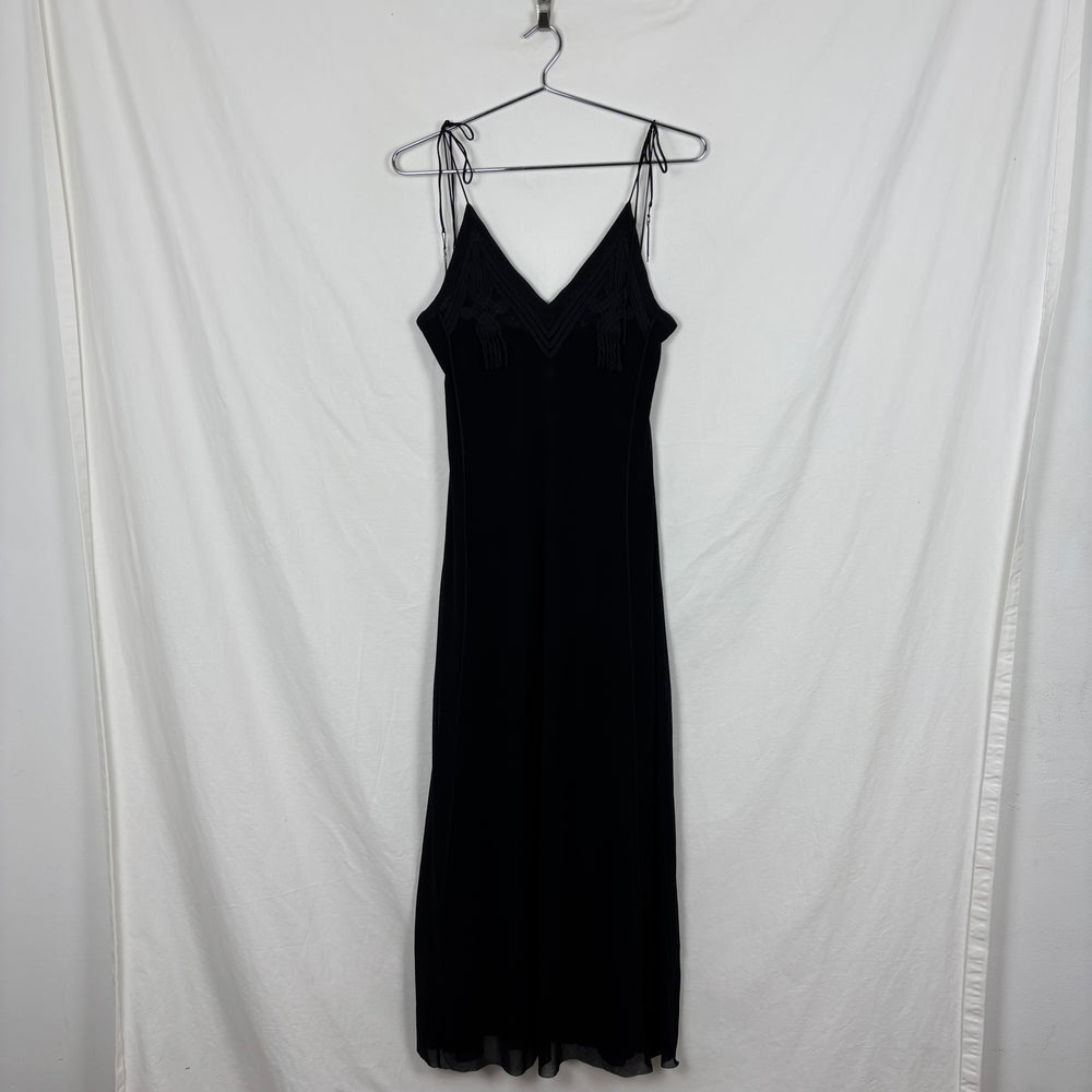 00s Jean Paul Gaultier V-Neck Sleeveless Maxi Dress