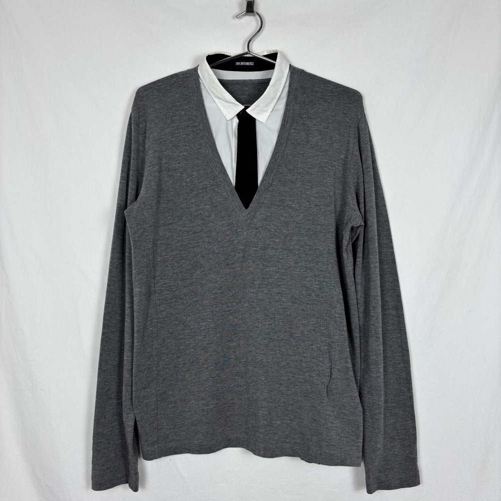 00s DIrk Bikkembergs Faux Layered Shirt