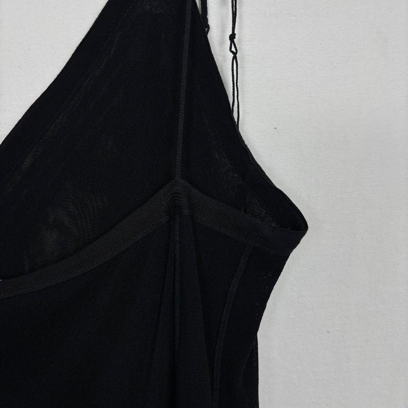 00s Jean Paul Gaultier V-Neck Sleeveless Maxi Dress