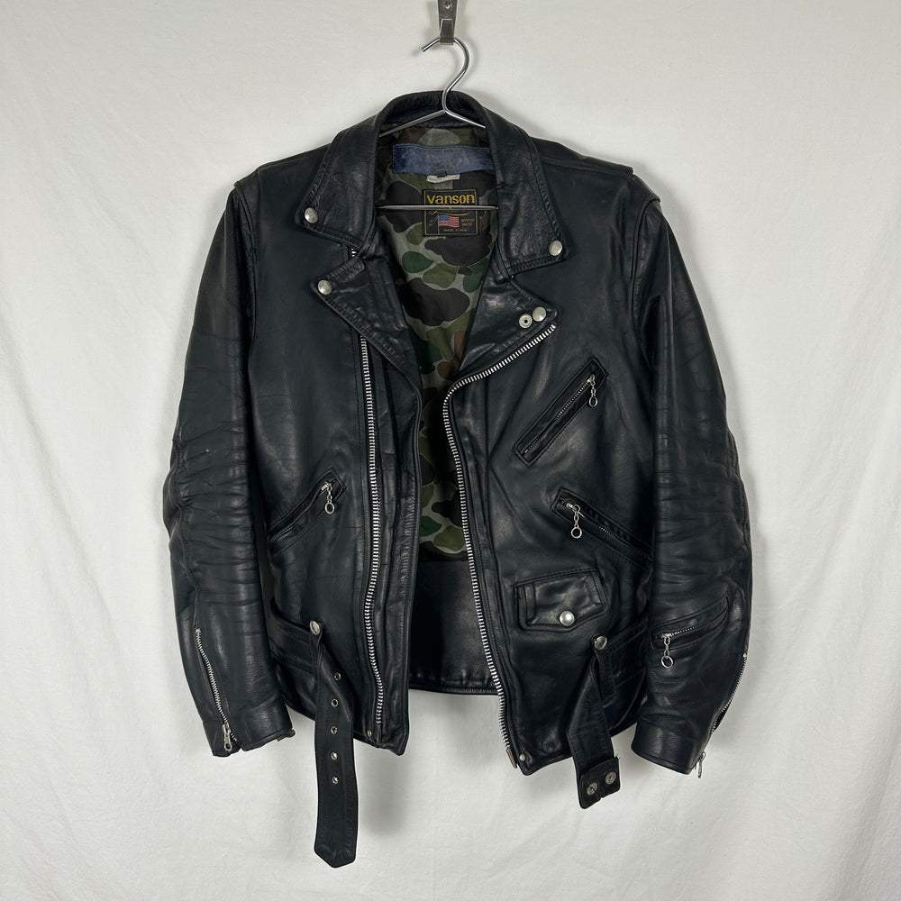 2007 Junya Watanabe Vanson Leather Biker Jacket