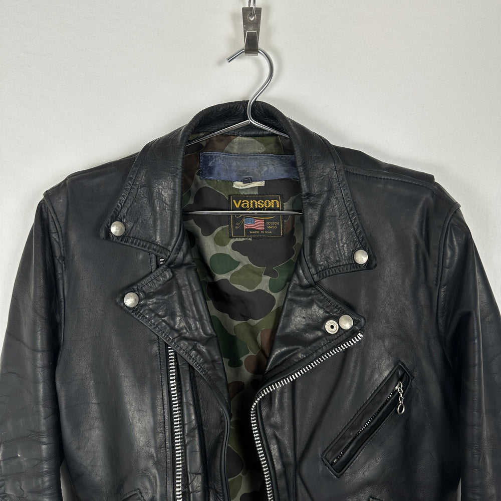 2007 Junya Watanabe Vanson Leather Biker Jacket