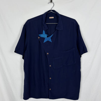 Kapital Asymmetric Star Botton Up Shirt