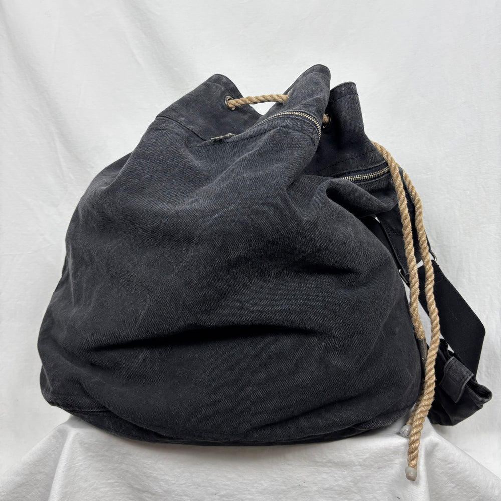 00s Dirk Bikkembergs XL Denim Hobo Bag