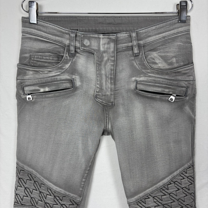 Balmain Skinny Moto Jeans