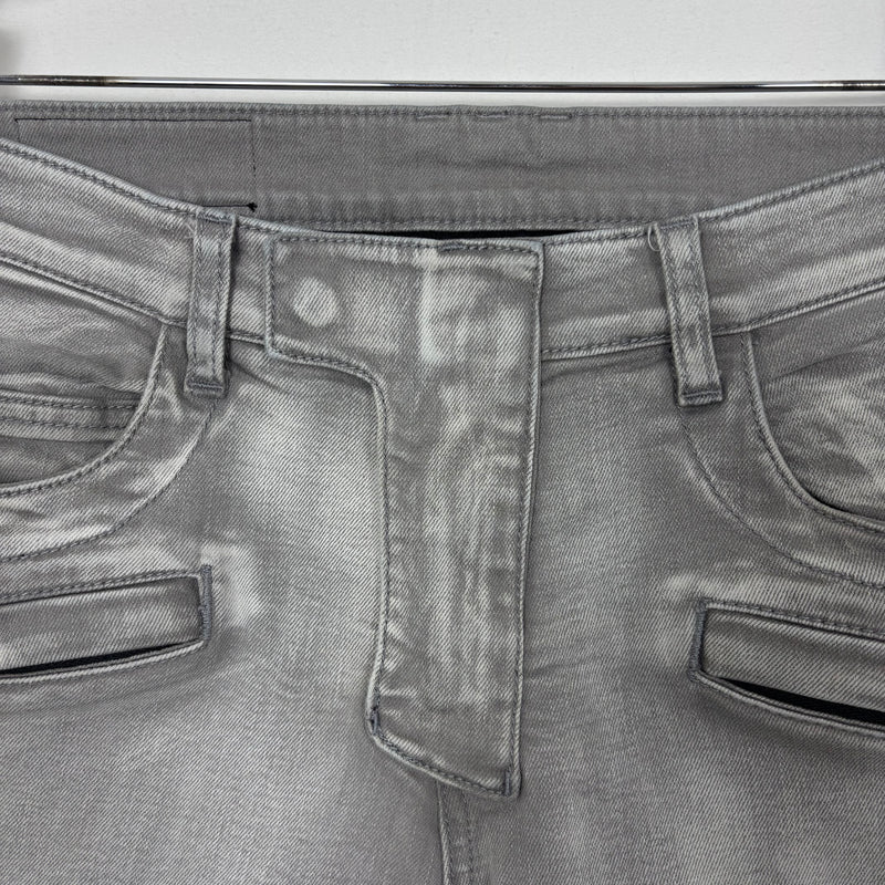 Balmain Skinny Moto Jeans