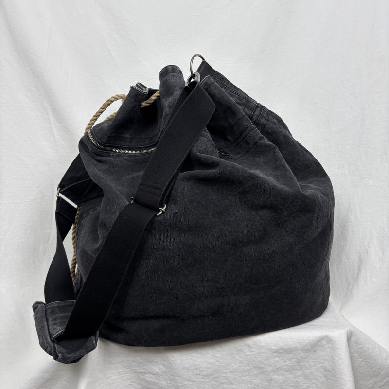 00s Dirk Bikkembergs XL Denim Hobo Bag