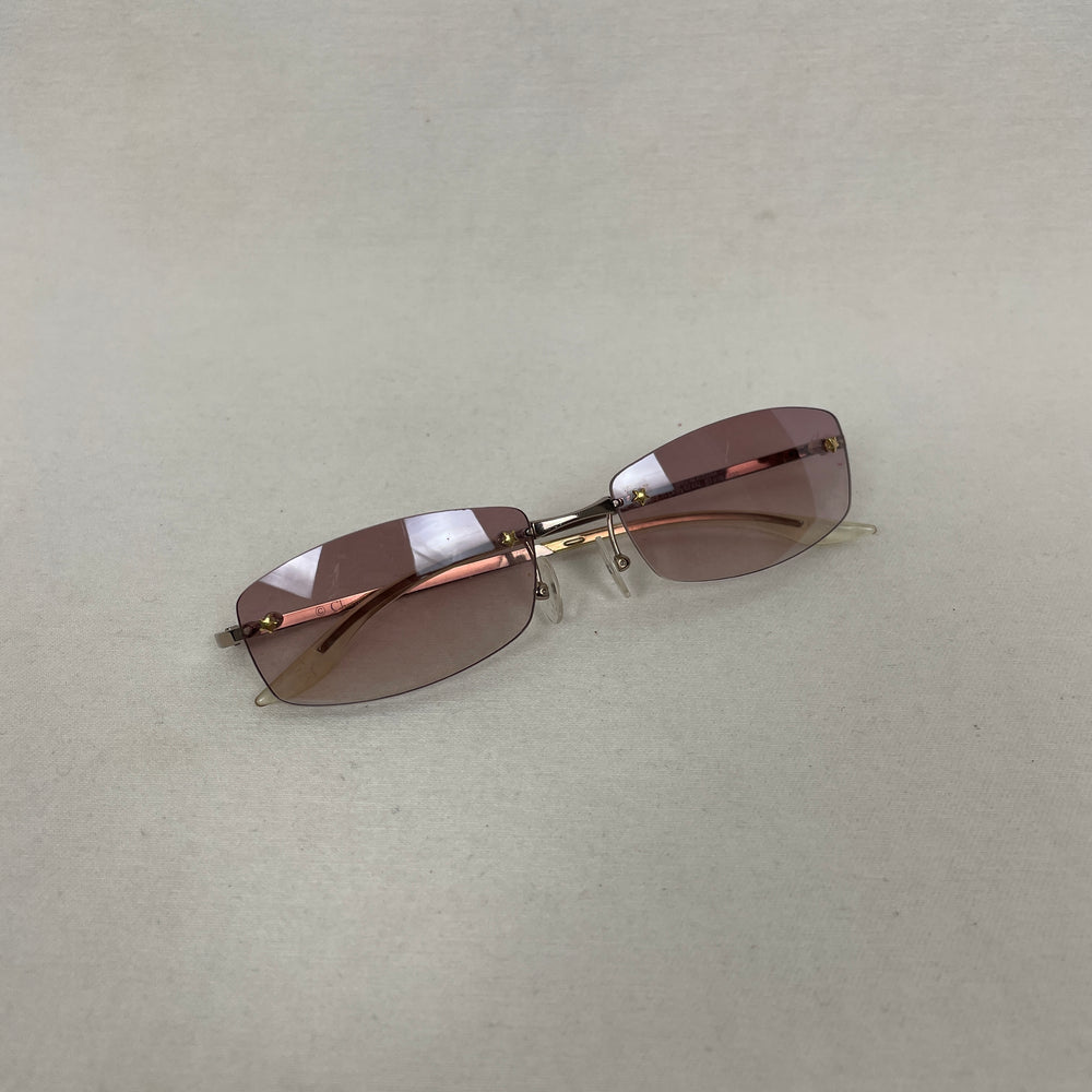 00s Christian Dior Star Studded Sunglasses