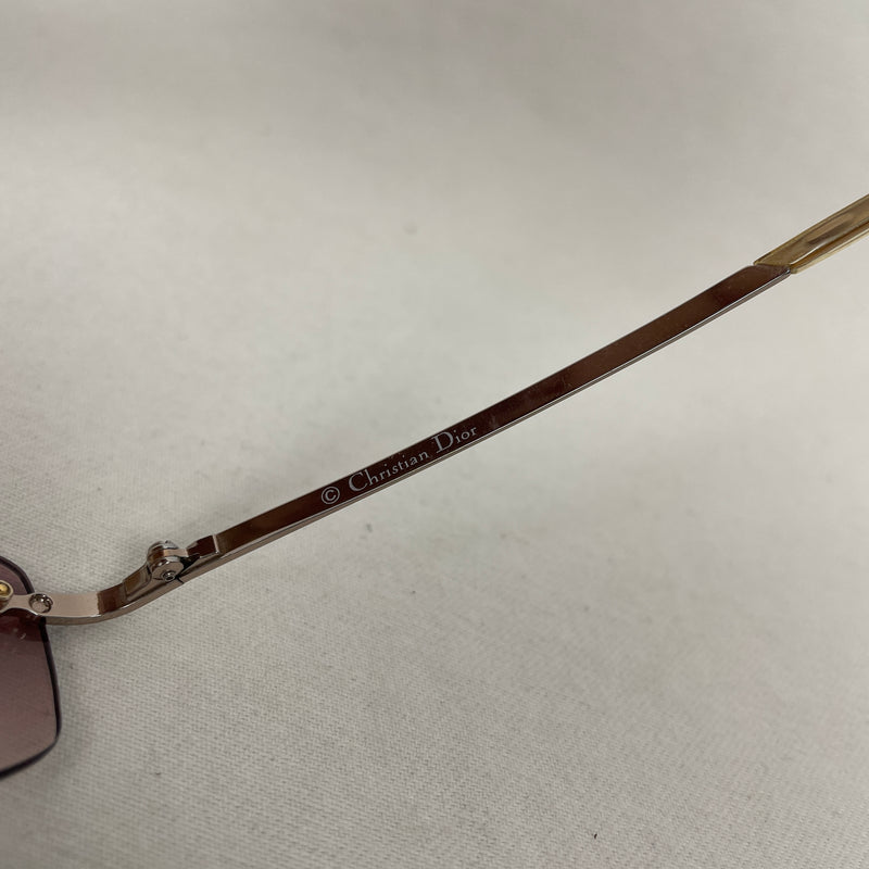 00s Christian Dior Star Studded Sunglasses
