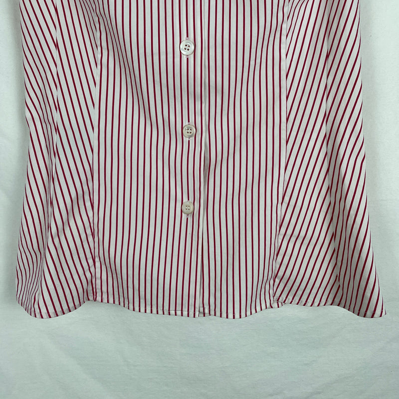 SS14 Prada Pin Stripe Short Sleeve Button Up