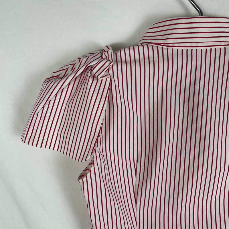 SS14 Prada Pin Stripe Short Sleeve Button Up