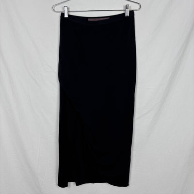 Rick Owens Lilies Midi Wrap Slit Skirt