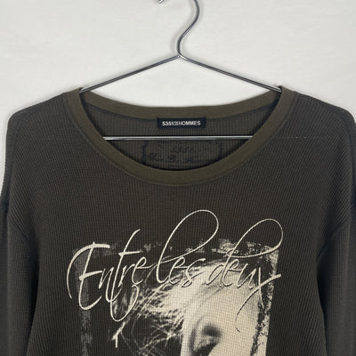 5351 Pour Les Hommes Waffle Knit Long Sleeve