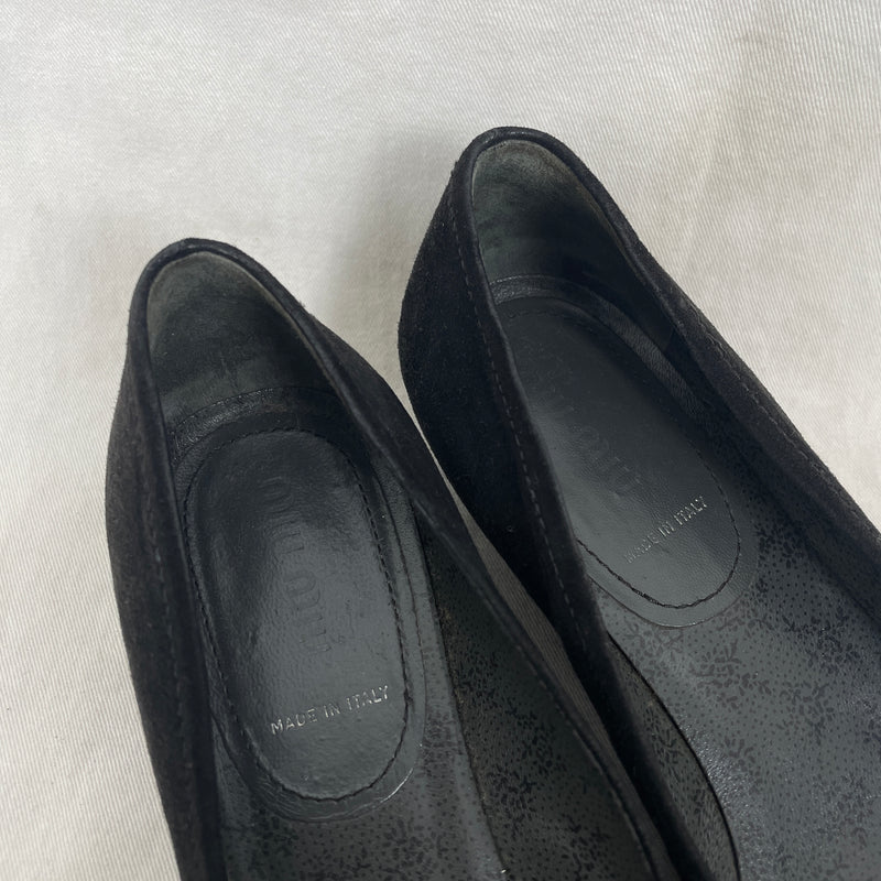 Miu Miu Suade Ballet Flats