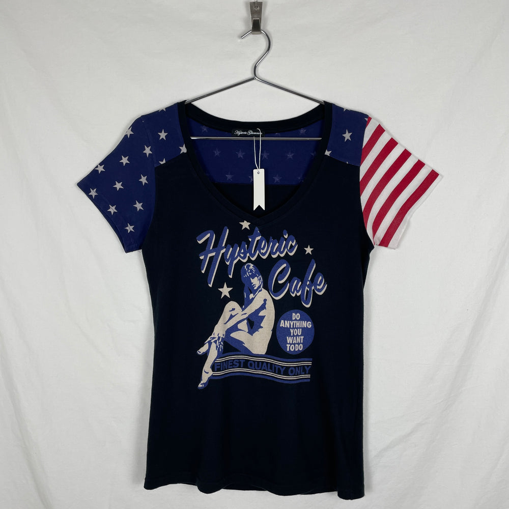 Hysteric Glamour USA Flag Pint T-Shirt