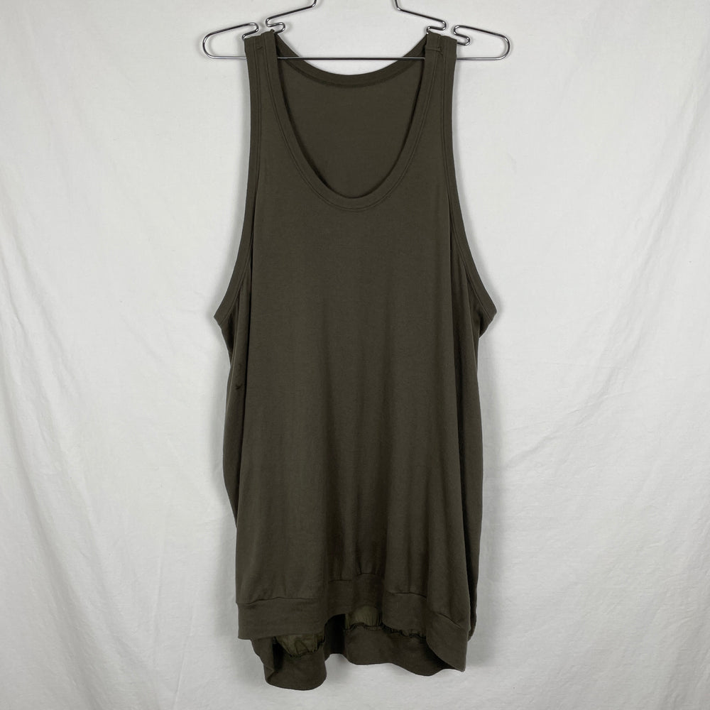 Yohji Yamamoto Bubble Hem Tank Top