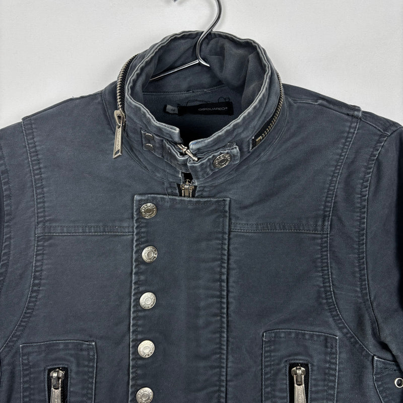 00s Dsquared Military Button Up Jacket