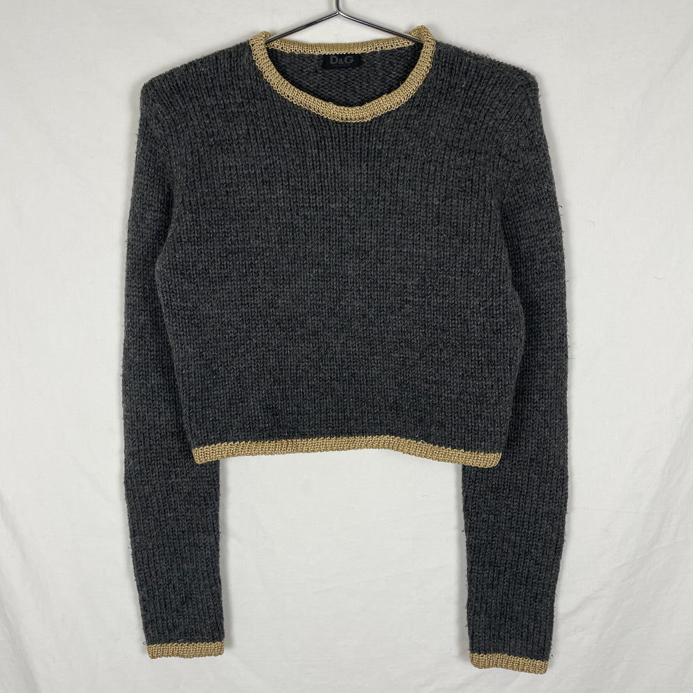 Dolce & Gabbana Cropped Knit Sweater