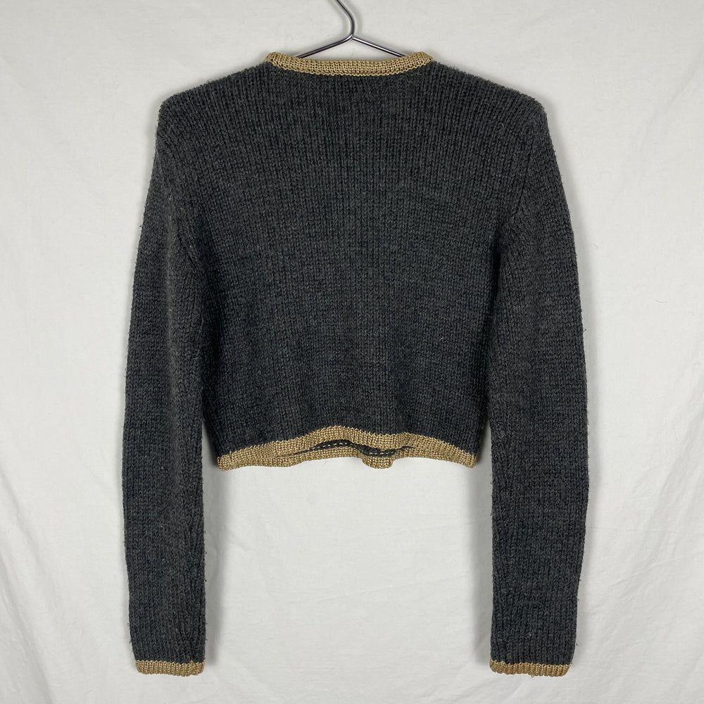 Dolce & Gabbana Cropped Knit Sweater