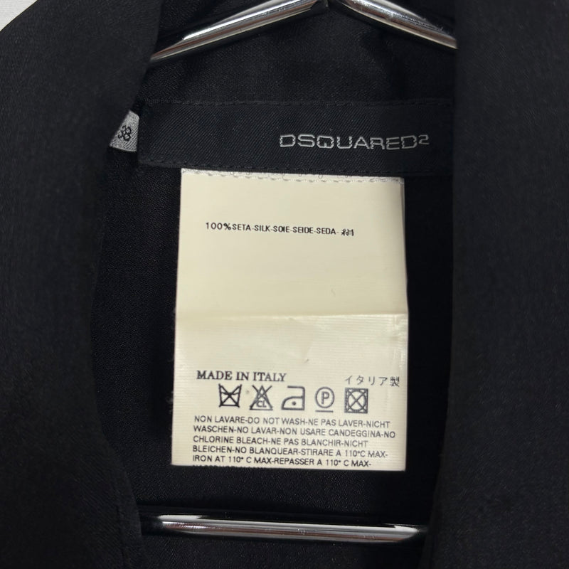 Dsquared2 Silk D-Ring Midi Dress
