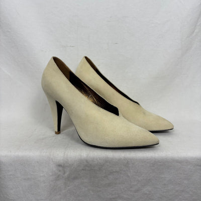 Balenciaga By Nicolas Ghesquière Suede V-cut Pumps