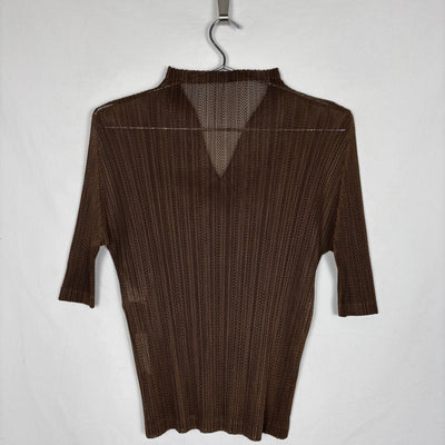 Pleats Please V-Neck Tshirt